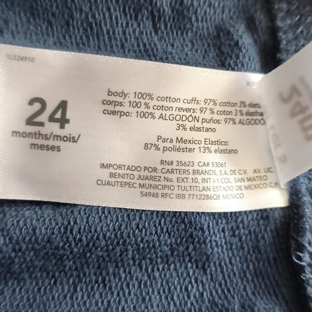 Carter's joggers pants size 24 months